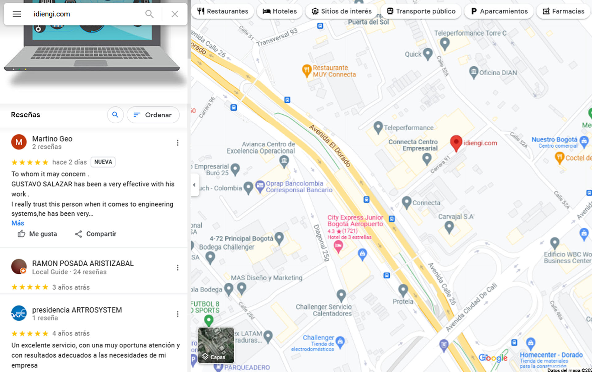 Sus clientes lo califiquen de 1 a 5 y dan opiniones sobre su empresa